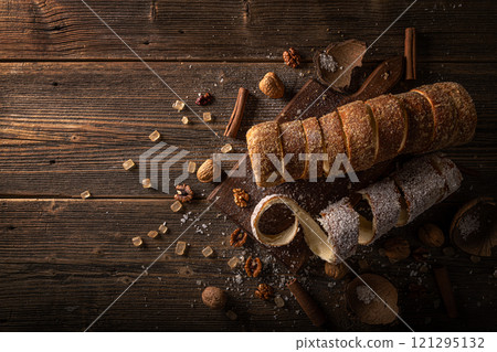 Hungarian sweet bread 121295132