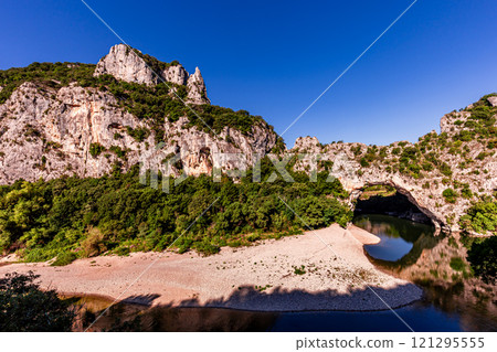 Great canyon of the Ardeche, Cevennes, France Great canyon of the Ardeche, Cevennes, France 121295555