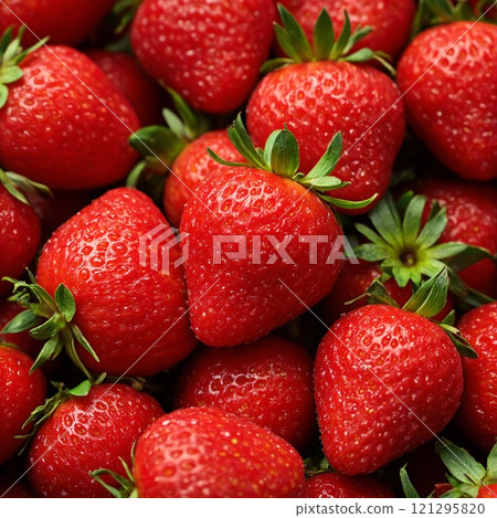 Juicy and sweet red fruit 121295820