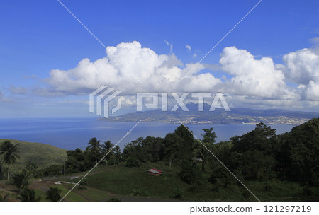 landscape of Martinique island, french west indies landscape of Martinique island, french west indies 121297219