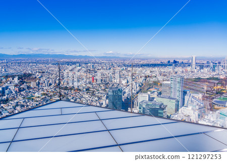 [Tokyo] Tokyo cityscape as seen from SHIBUYA SKY 121297253
