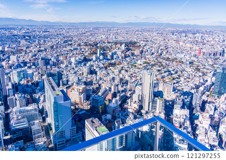 [Tokyo] Tokyo cityscape as seen from SHIBUYA SKY 121297255