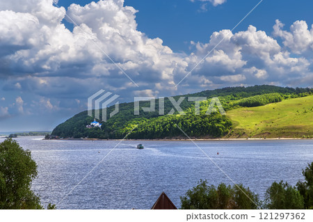 Volga river, Russia 121297362