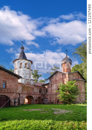 Church of Michael the Archangel at the Marketplace, Novgorod, Russia Church of Michael the Archangel at the Marketplace, Novgorod, Russia 121297499