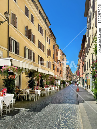 Street in Rome, Italy Street in Rome, Italy 121297606