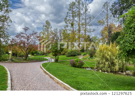 Parco del Valentino, Turin, Italy Parco del Valentino, Turin, Italy 121297625