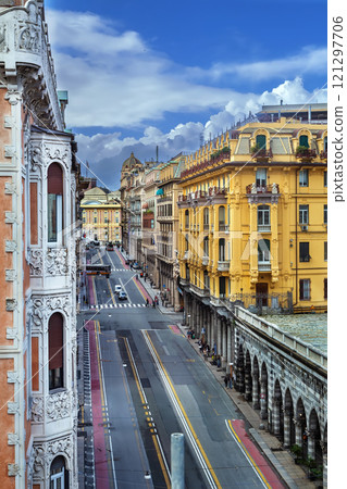 Via XX Settembre, Genoa, Italy Via XX Settembre, Genoa, Italy 121297706