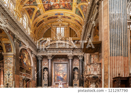Church of Jesus and Saints Ambrose and Andrew, Genoa, Italyv 121297790