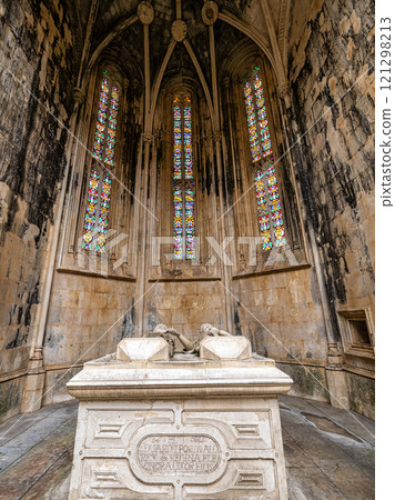 The Capelas Imperfeitas, Unfinished Chapels of Monastery of Batalha at Batalha, Portugal. The Capelas Imperfeitas, Unfinished Chapels of Monastery of Batalha at Batalha, Portugal. 121298213