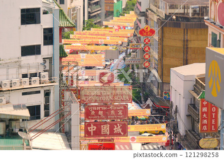 Bangkok China Town in Jae Festival 121298258
