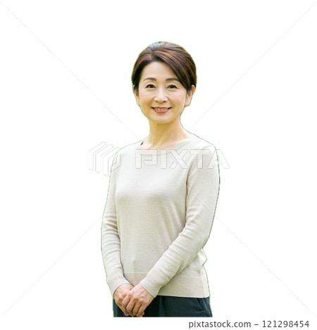 A woman facing forward A woman facing forward 121298454