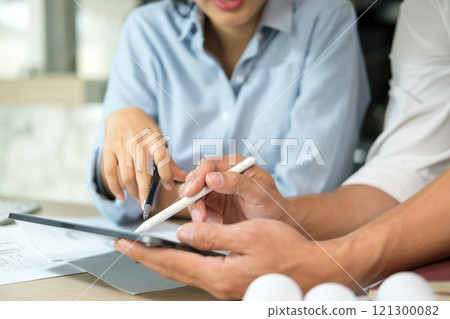 Engineer, architects working together. Engineer, architects working together. 121300082