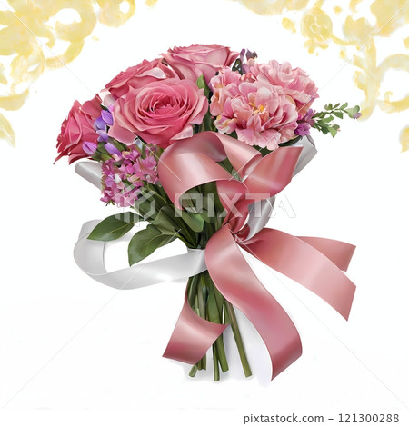 A gorgeous flower bouquet generated by AI 121300288