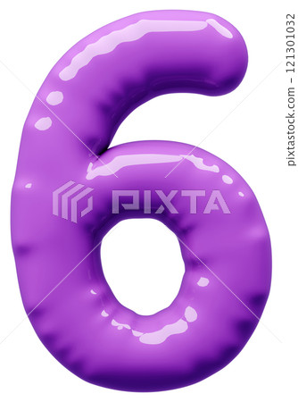 3D image_balloon_6_purple 121301032