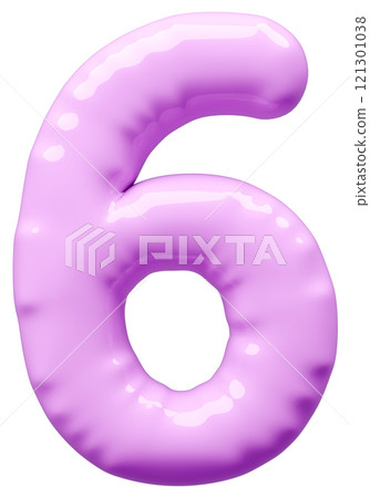 3D image_balloon_6_purple 121301038