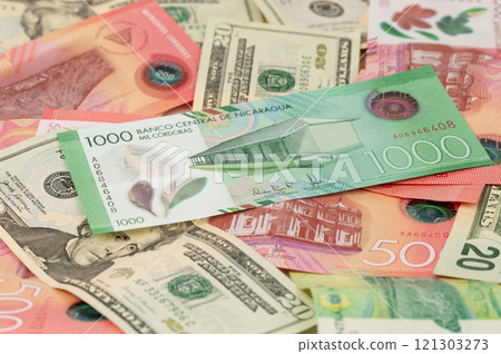 1000 nicaraguan cordobas bill 121303273