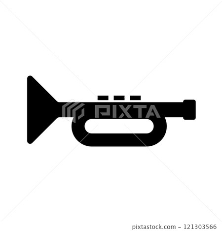 Trumpet silhouette Trumpet silhouette 121303566