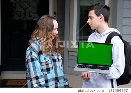 Beautiful young women at home studying for the final exams Beautiful young women at home studying for the final exams 121304567