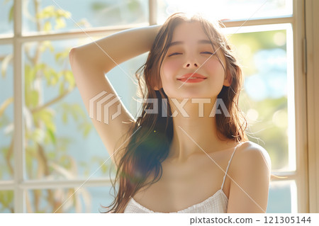除毛後有透明感的女人 121305144