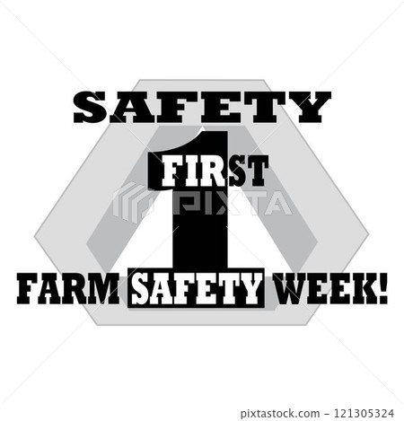 Farm Safety banner week Title vector design illustration Farm Safety banner week Title vector design illustration 121305324