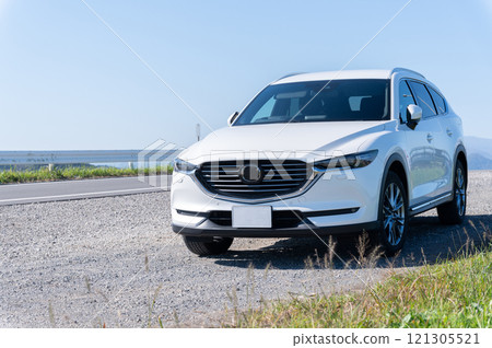 白色SUV型乘用車 白色SUV型乘用車 121305521