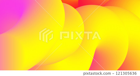 Abstract colorful shapes creating vibrant visual flow. High quality photo 121305636