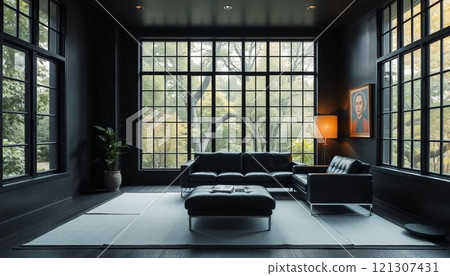 Simple and modern interior 121307431