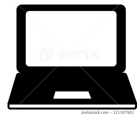 Laptop icon illustration Laptop icon illustration 121307902