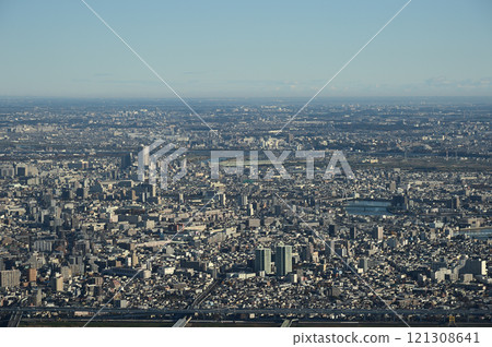 From the Tokyo Skytree Tembo Galleria, heading towards Kanamachi, Katsushika Ward 121308641