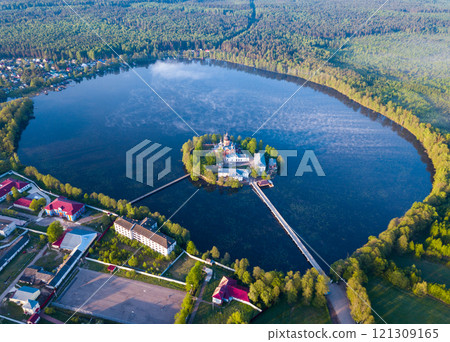 Holy-Vvedensky nunnery in the Vladimir region. Russia Holy-Vvedensky nunnery in the Vladimir region. Russia 121309165
