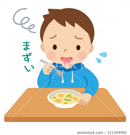 Taste hypersensitivity, sensory hypersensitivity, boy has trouble with tastes he doesn't like Taste hypersensitivity, sensory hypersensitivity, boy has trouble with tastes he doesn't like 121309992
