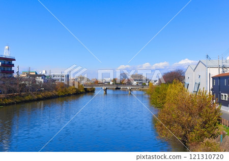 埼玉縣草加市綾瀨川 2024 年 12 月 121310720