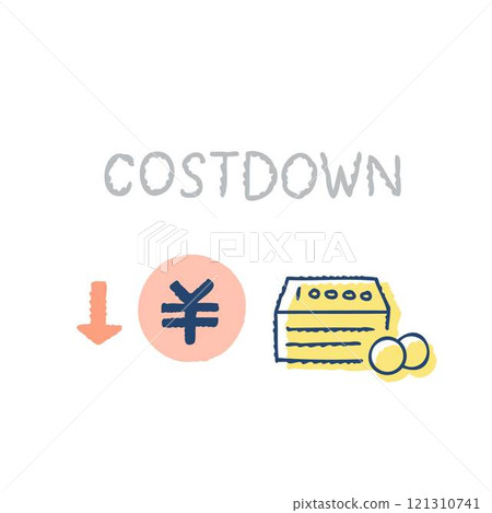 Image of cost reduction and savings 121310741