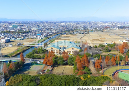 View of Koshigaya City, Saitama Prefecture December 2024 121311257