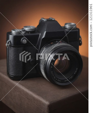 vintage camera close up 121311901