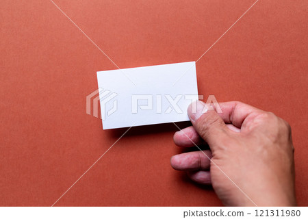 person with card person with card 121311980