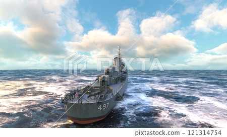 Aegis warship 121314754
