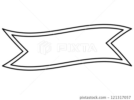 黑色搖擺絲帶標題框 黑色搖擺絲帶標題框 121317057