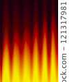 Abstract Fire Gradient with Vertical Light Rays Effect 121317981