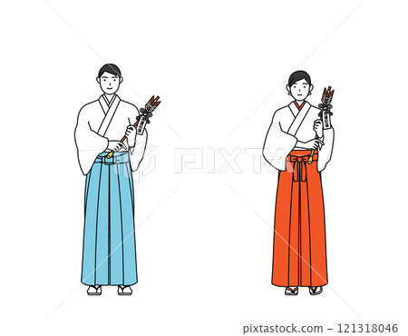 神社祭司與巫女與濱屋 121318046