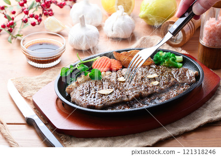 Domestic Wagyu Beef Sirloin Steak 121318246