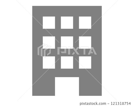 Building icon (building silhouette) Building icon (building silhouette) 121318754