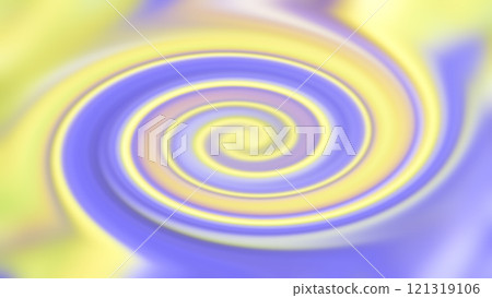 Whirlwind Harmony - A vibrant, dreamy spiral blends soft hues of yellow and purple, creating a mesmerizing vortex effect with a tranquil gradient. 121319106