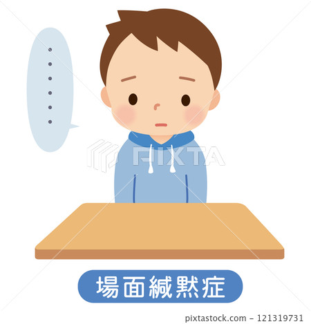 Selective mutism: Children who freeze up and cannot speak; developmental disorder 121319731
