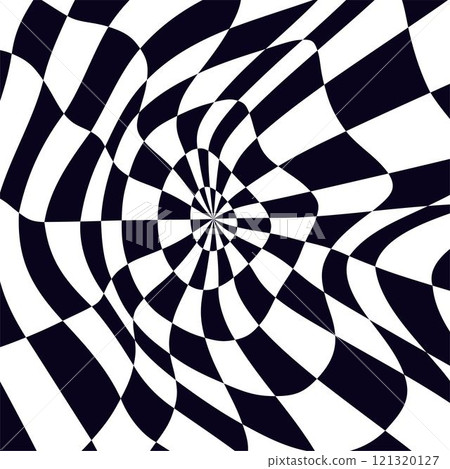 Psychedelic checkerboard pattern 121320127