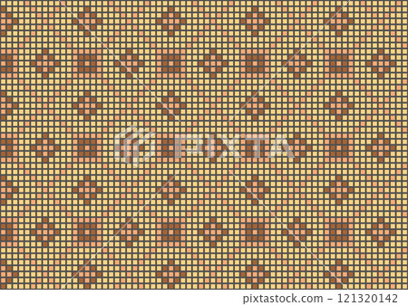 Brown art premium traditional knit pixel background  121320142