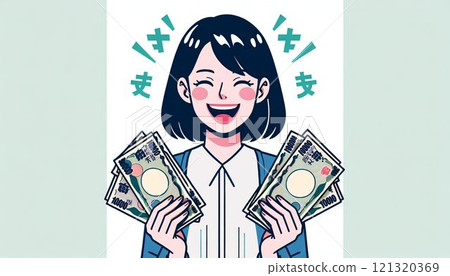 Usually women's money patter 121320369