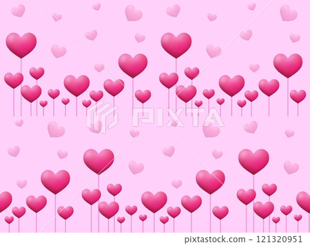 Heart seamless pattern A-2' 121320951