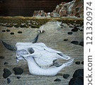 Cow bone illustration 121320974