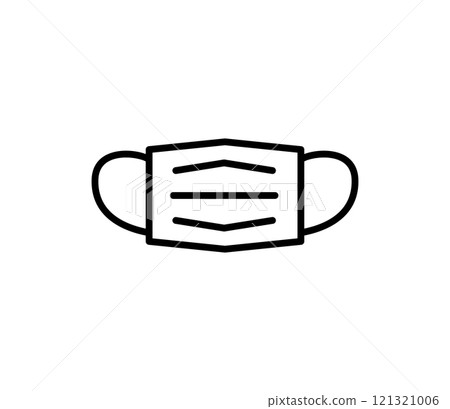 Simple mask icon illustration vector 121321006
